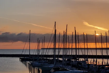 Stralsund 2026 - ein malerischer Sonnenuntergang